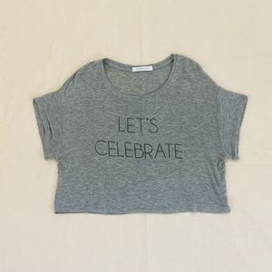 “Let’s Celebrate” Daydreamer Boxy Crop